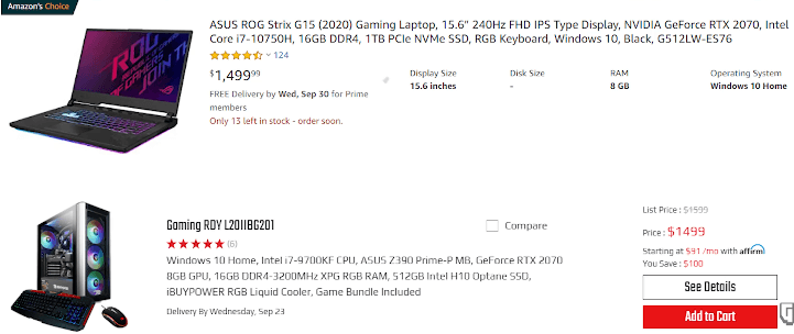 Laptop VS Desktop Price