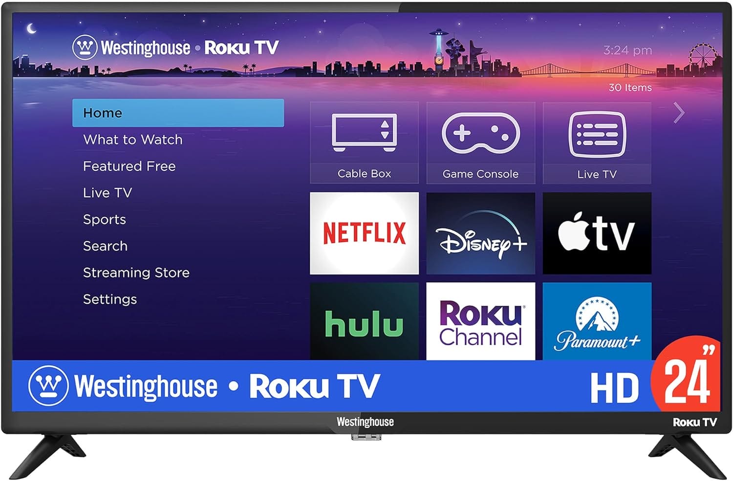 Westinghouse Roku TV - 24 Inch Smart TV