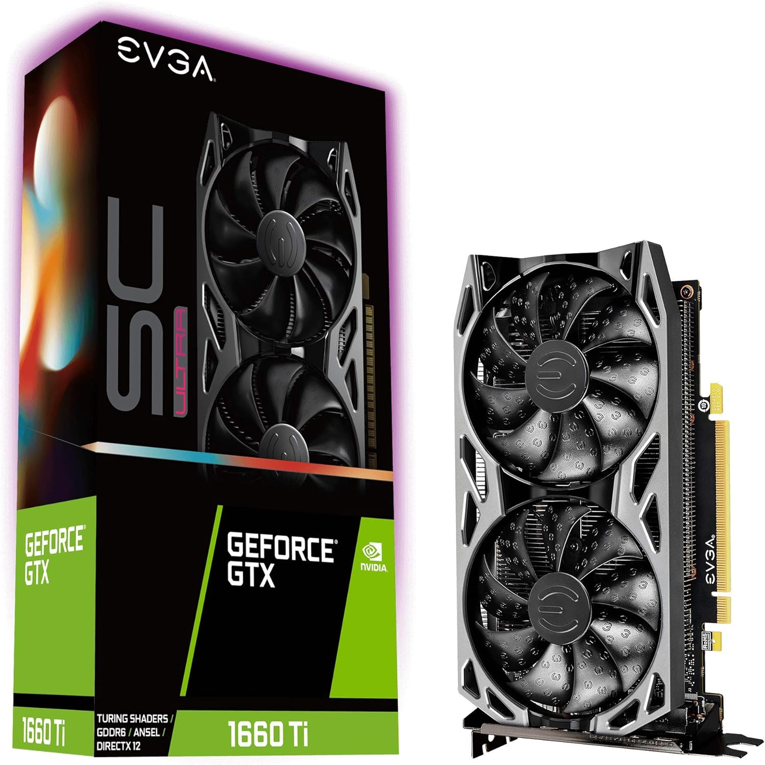 EVGA 06G-P4-1667-KR GeForce GTX 1660