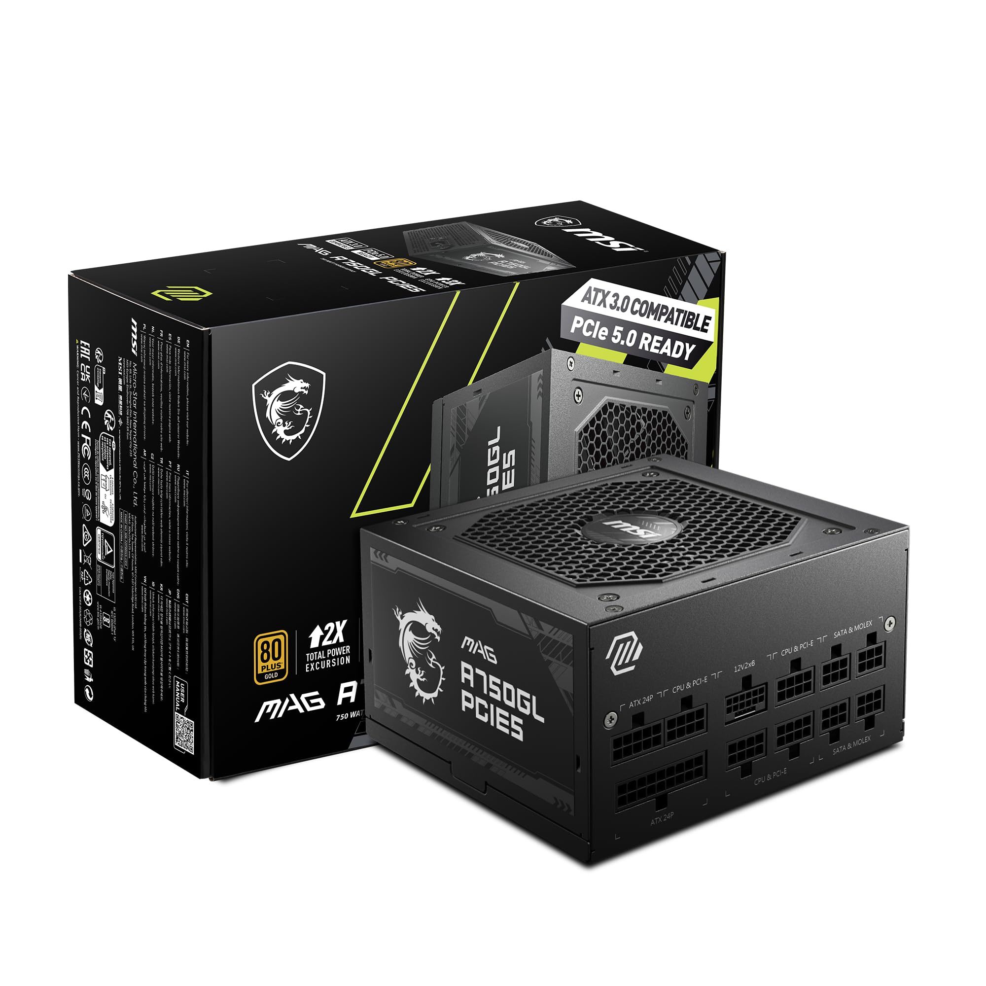 MSI MAG A750GL PCIE 5 & ATX 3.0